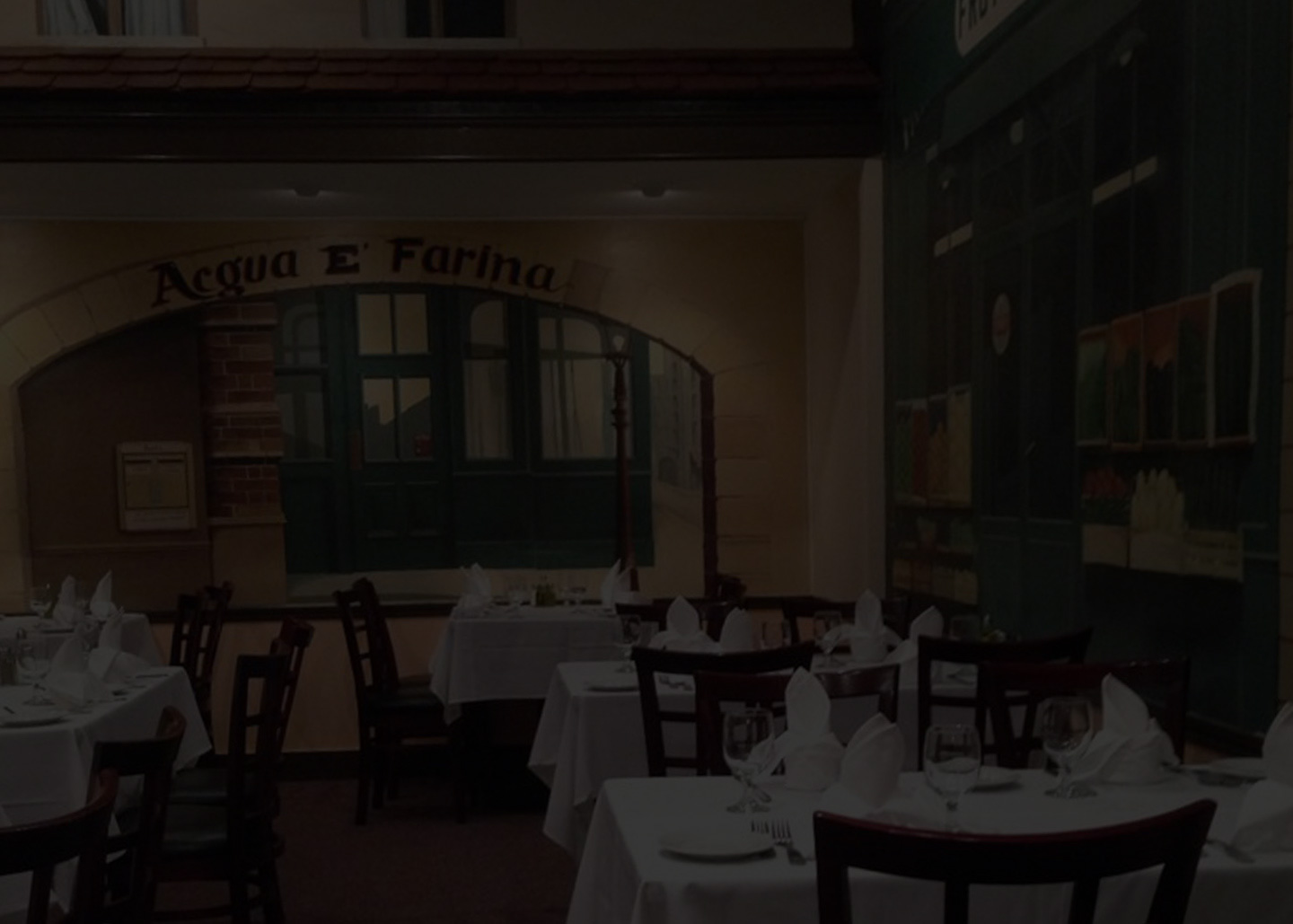 Acqua E Farina Ristorante A Family Owned Italian Restaurant In The Home